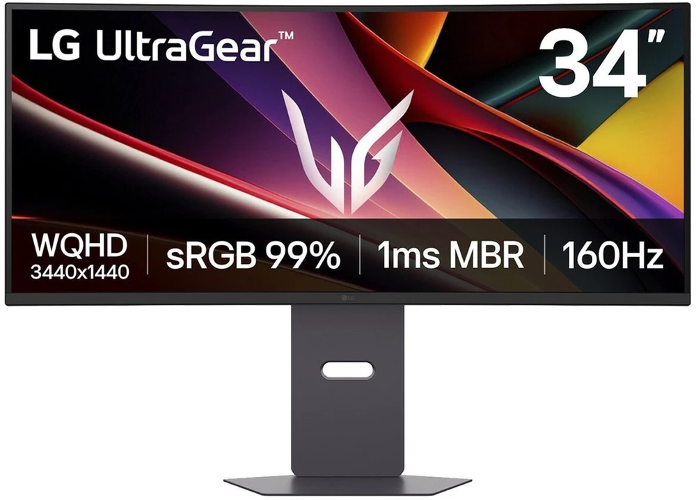 Žaidimų monitorius LG UltraGear 34G600A-B, 34" UWQHD (3440x1440) lenktas VA, 21:9, 160Hz, 1ms, HDR10, FreeSync