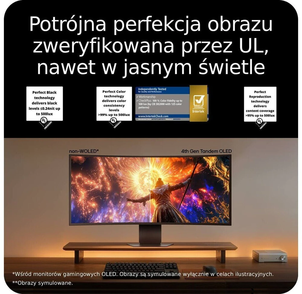 Monitorius LG UltraGear evo GX9 Tandem OLED 39GX950B-B