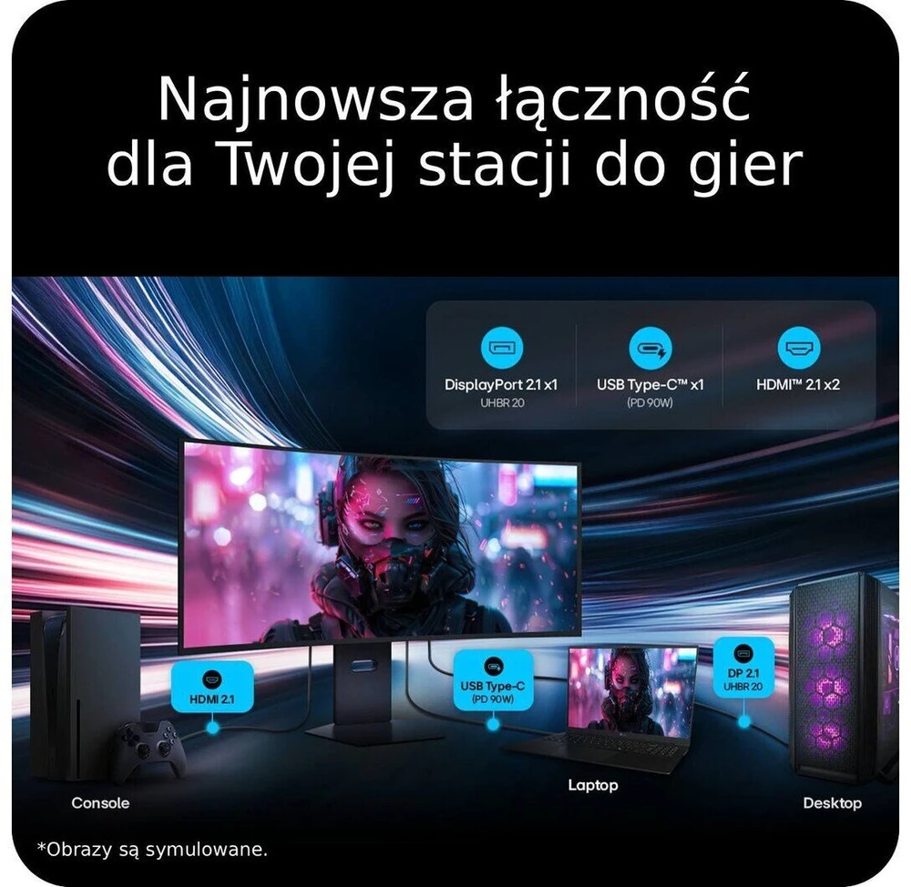 Monitorius LG UltraGear evo GX9 Tandem OLED 39GX950B-B