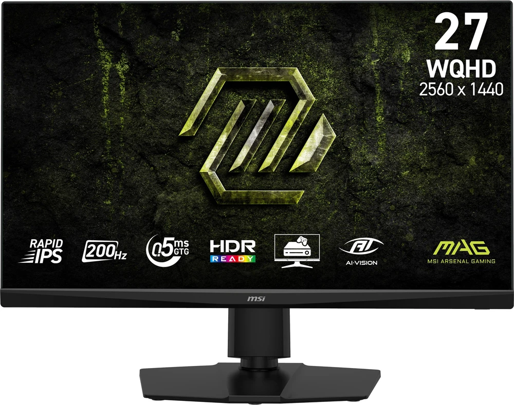 Monitorius MSI MAG 272QPF E20 monitorius komputerowy 68,6 cm (27") 2560 x 1440 px Wide Quad HD LED Juodas