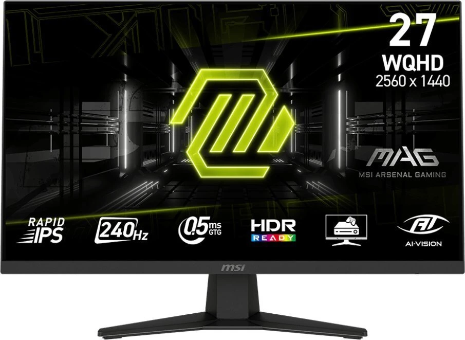 Monitorius MSI MAG 274QFDE X24 Rapid IPS WQHD Gaming Ekranas 68.6 cm (27"")