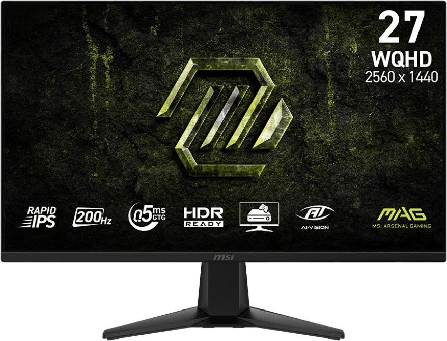 Monitorius MSI MAG 275QF E20 - 200Hz | QHD | Greitas IPS | 27" | 0,5 ms