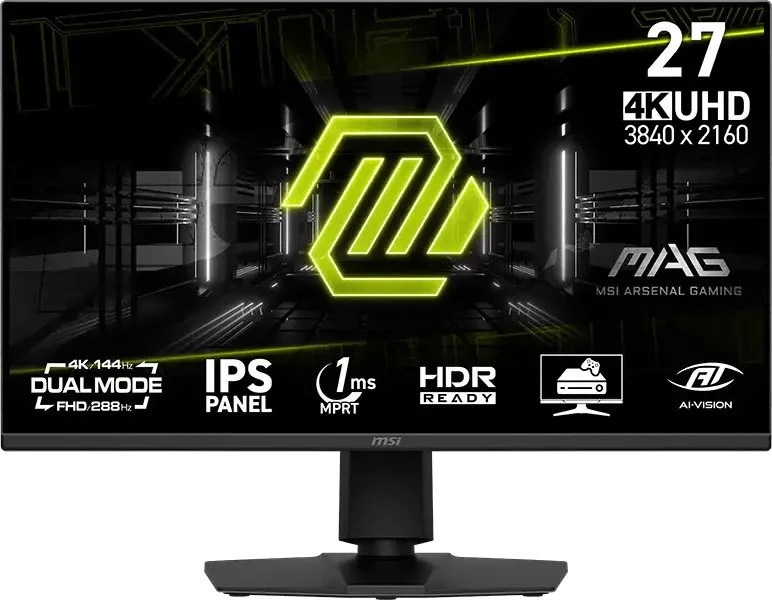 Monitorius MSI MAG 275UPD E14 - 144Hz 4K | 288Hz ull HD | IPS | 27"