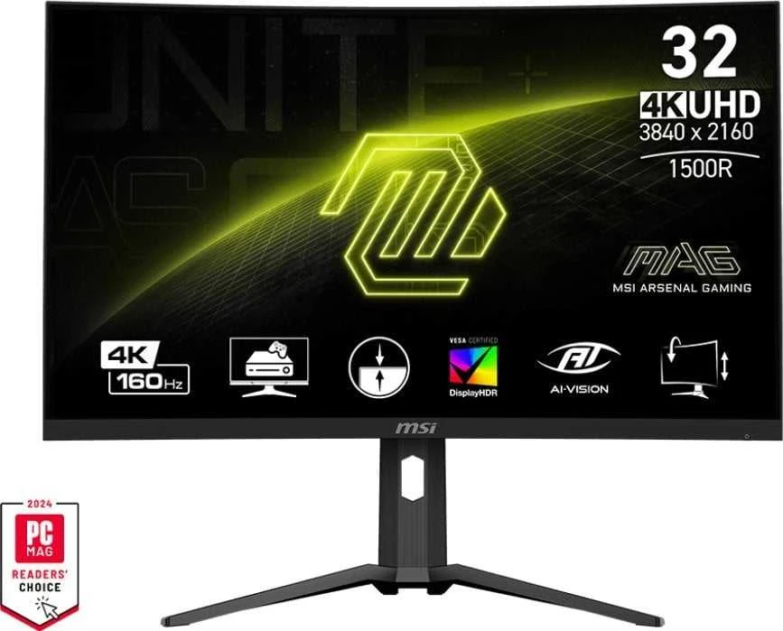 Monitorius MSI MAG 321CUP - 165Hz | 4K | 31.5'' | QD OLED | 0.03ms
