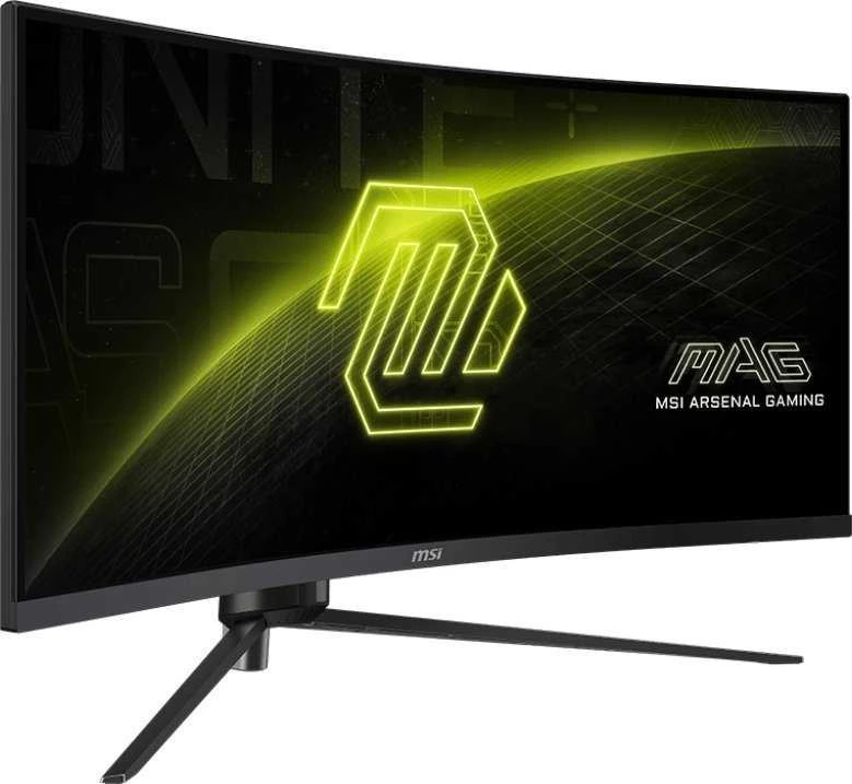 Monitorius 34 colių (86,4 cm) TFT MSI MAG 345CQRDE UWQHD 180 Hz lenktas mažmeninės prekybos ekranas