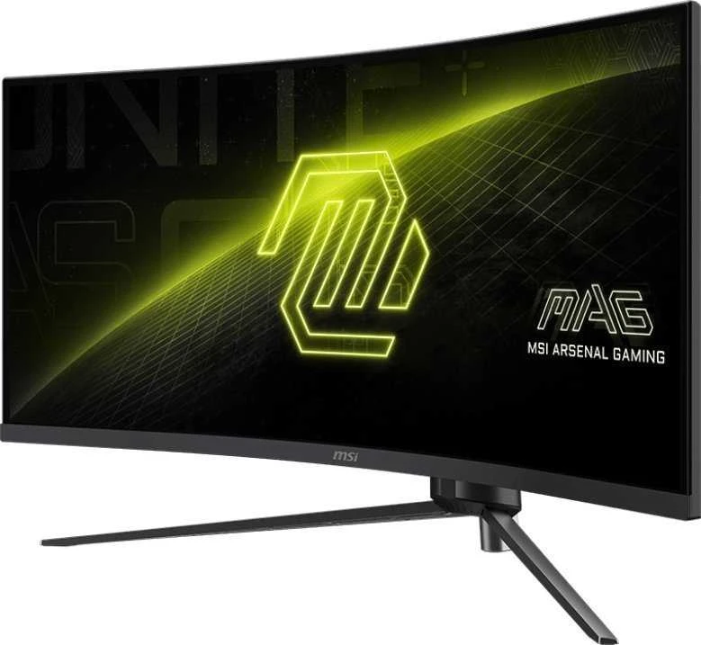 Monitorius 34 colių (86,4 cm) TFT MSI MAG 345CQRDE UWQHD 180 Hz lenktas mažmeninės prekybos ekranas