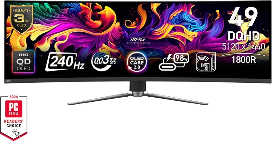 Monitorius MSI MPG 491CQPX QD-OLED