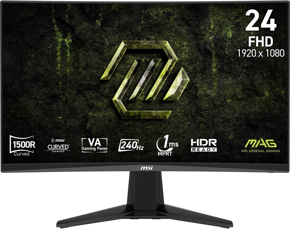 Monitorius MSI MAG 245C X24 - 240Hz | „Full HD“ | VA lenktas | 23,6 colio