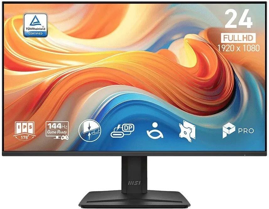 Monitorius MSI PRO MP242 E14C - 144Hz | Full HD | IPS | 23.8" | USB-C PD15W