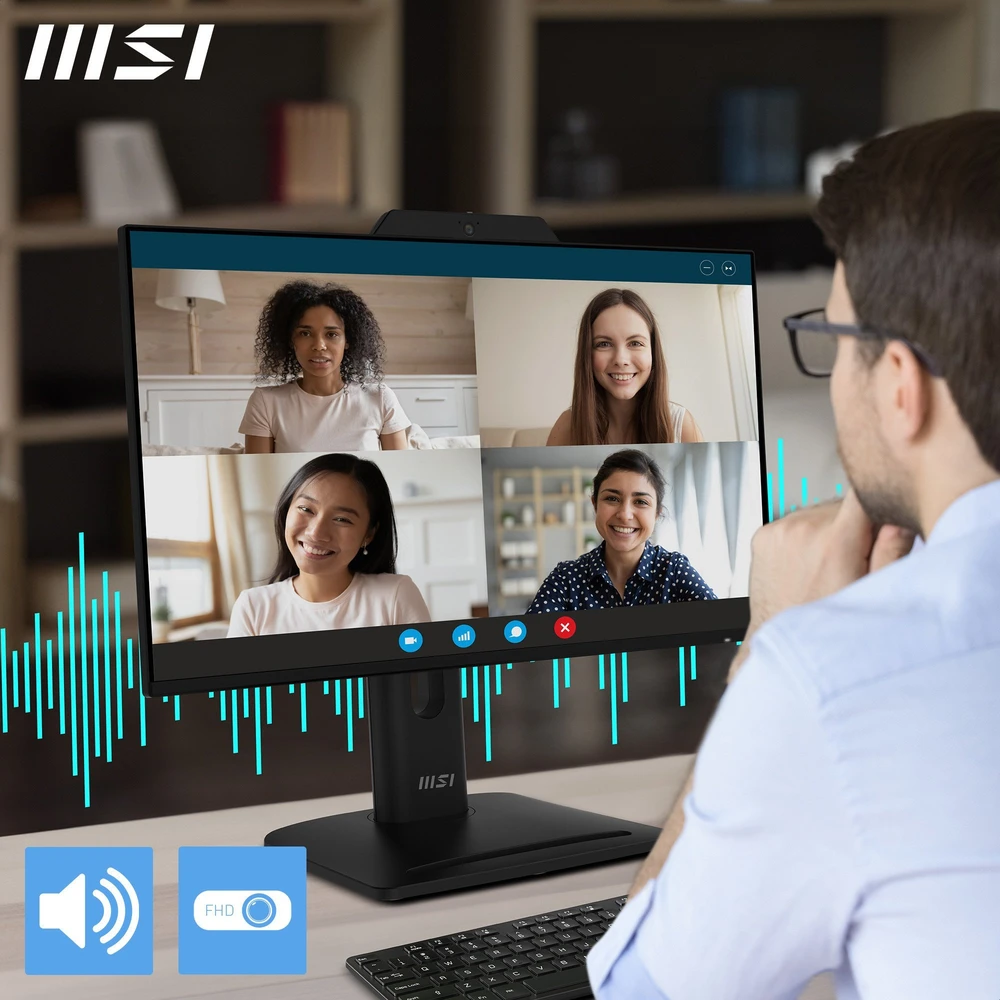 Monitorius MSI PRO MP242PMGDE 60 cm (24 colių) IPS FHD 1 ms 120 Hz