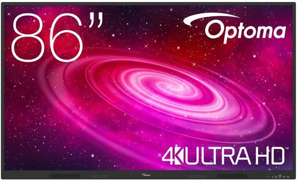 Monitorius Optoma 86 kalibras 1861RK 4K UHD, 8 GB RAM / 64 GB ROM, 40 pirštų lietimui jautrus ekranas, „Android 14“