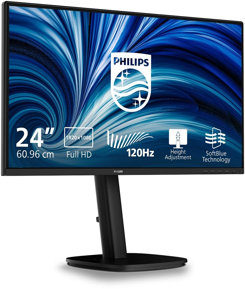 PHILIPS Verslo monitorius 24B2N3200A/00 IPS 24" IPS 1920x1080/16:9/4ms/350cd/m2/HDMI DisplayPort Audio Out