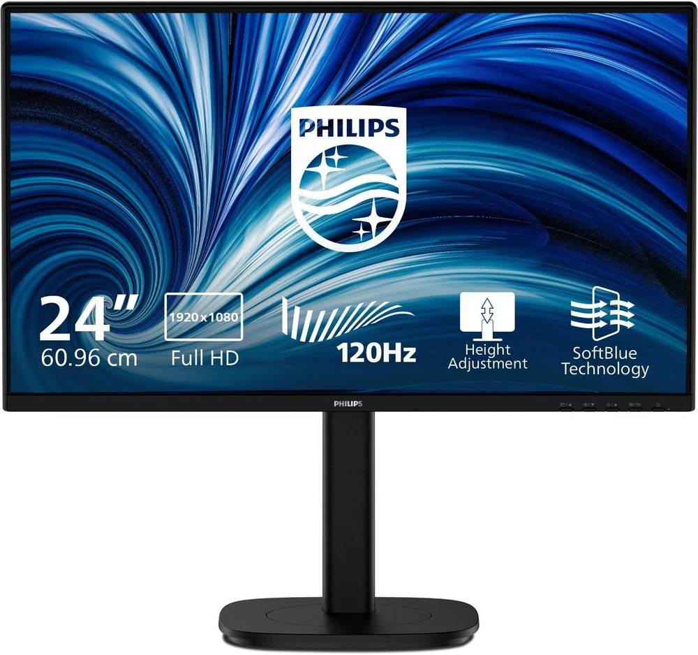 PHILIPS Verslo monitorius 24B2N3200A/00 IPS 24" IPS 1920x1080/16:9/4ms/350cd/m2/HDMI DisplayPort Audio Out
