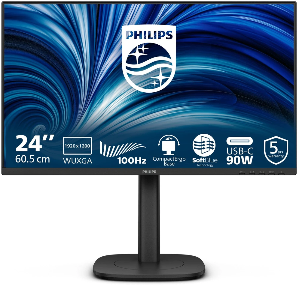 Monitorius „Philips 24B2U3301D/00“ – 100 Hz | WXGA | IPS | 24 colių