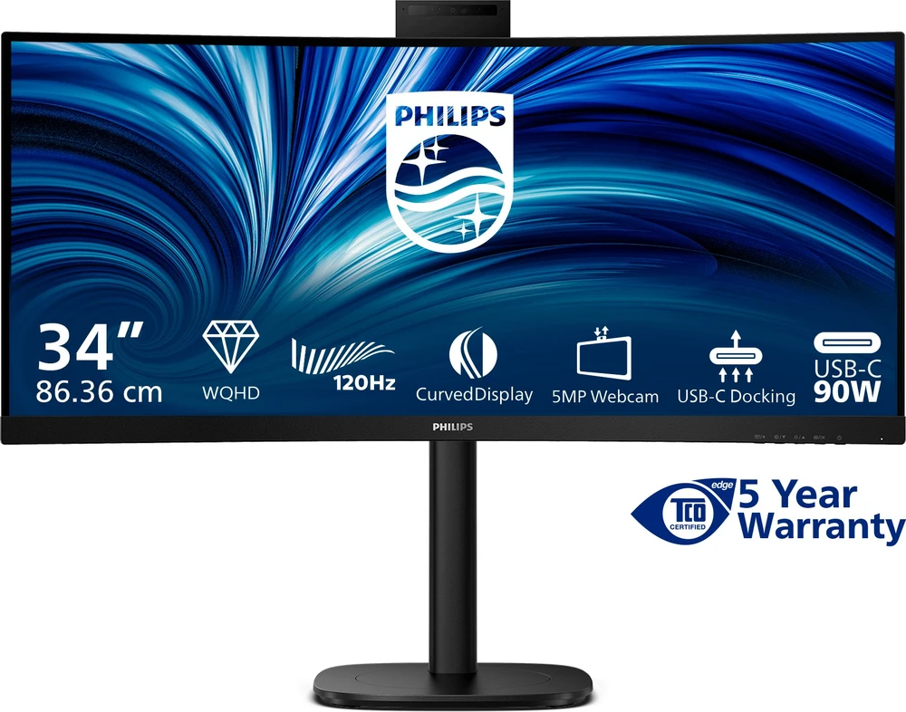 Monitorius „Philips 34B2U3600CH/00“ – 60 Hz | UWQHD | VA | 34 colių | 4 ms | HDR10