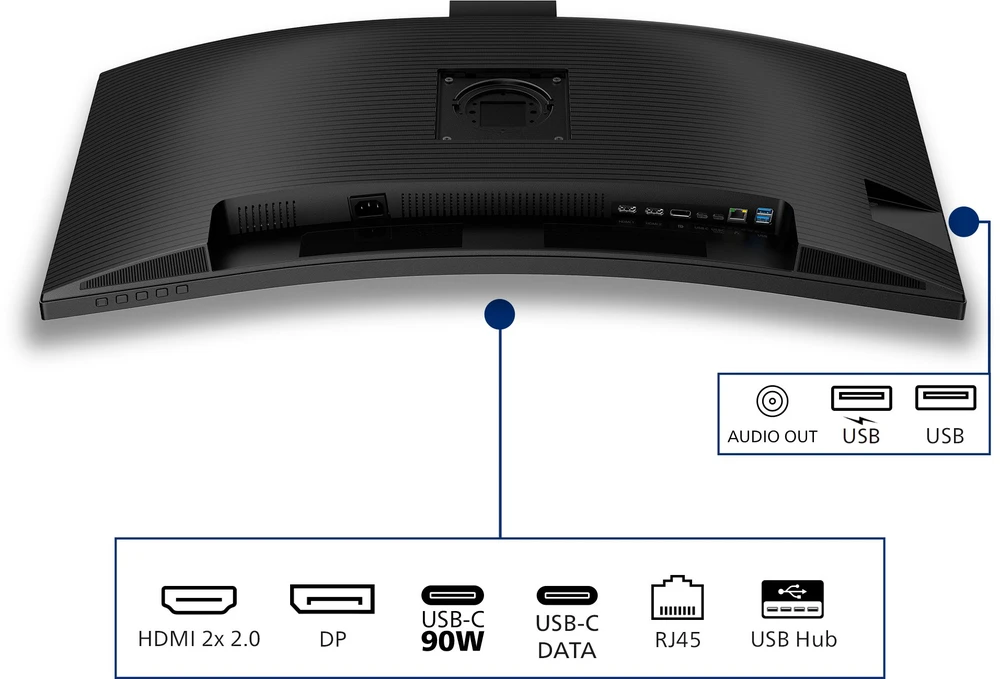 Monitorius „Philips 34B2U3600CH/00“ – 60 Hz | UWQHD | VA | 34 colių | 4 ms | HDR10