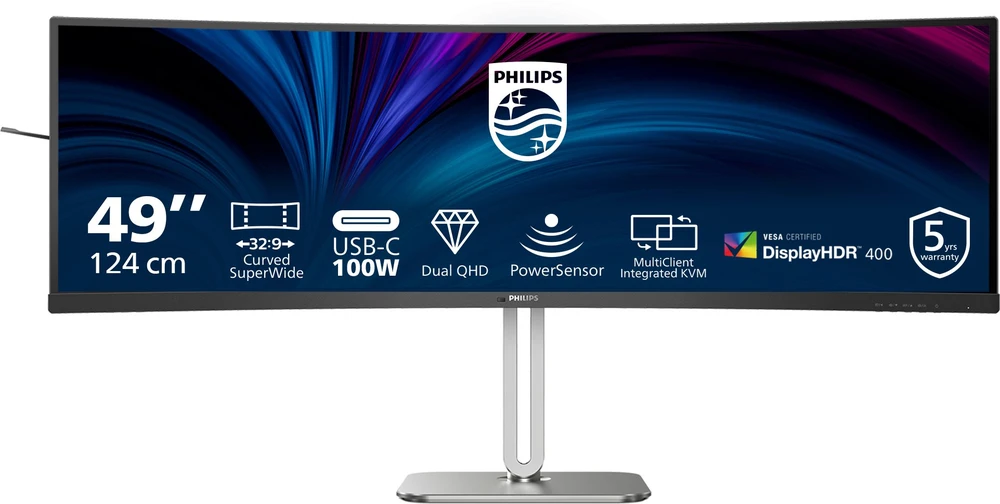 Monitorius Philips 49B2U5900C/00 - 75Hz | DQHD | VA | 48.8"