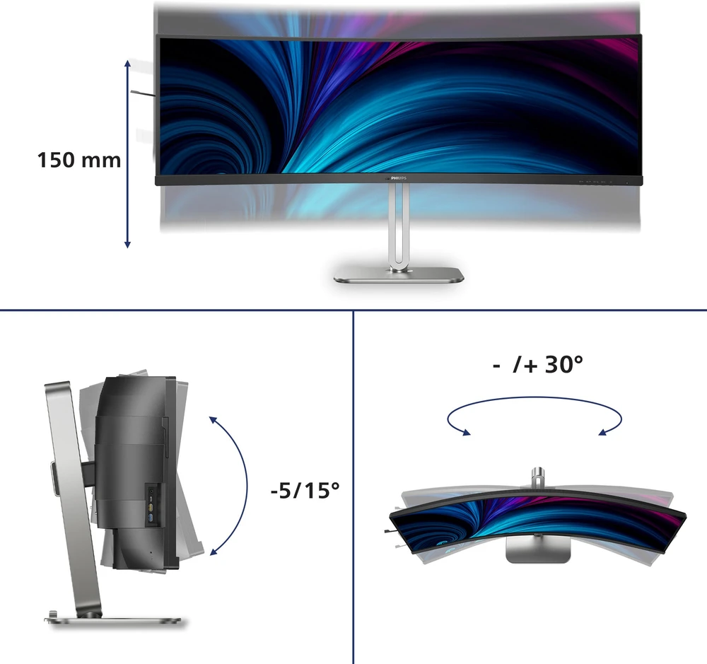 Monitorius Philips 49B2U5900C/00 - 75Hz | DQHD | VA | 48.8"