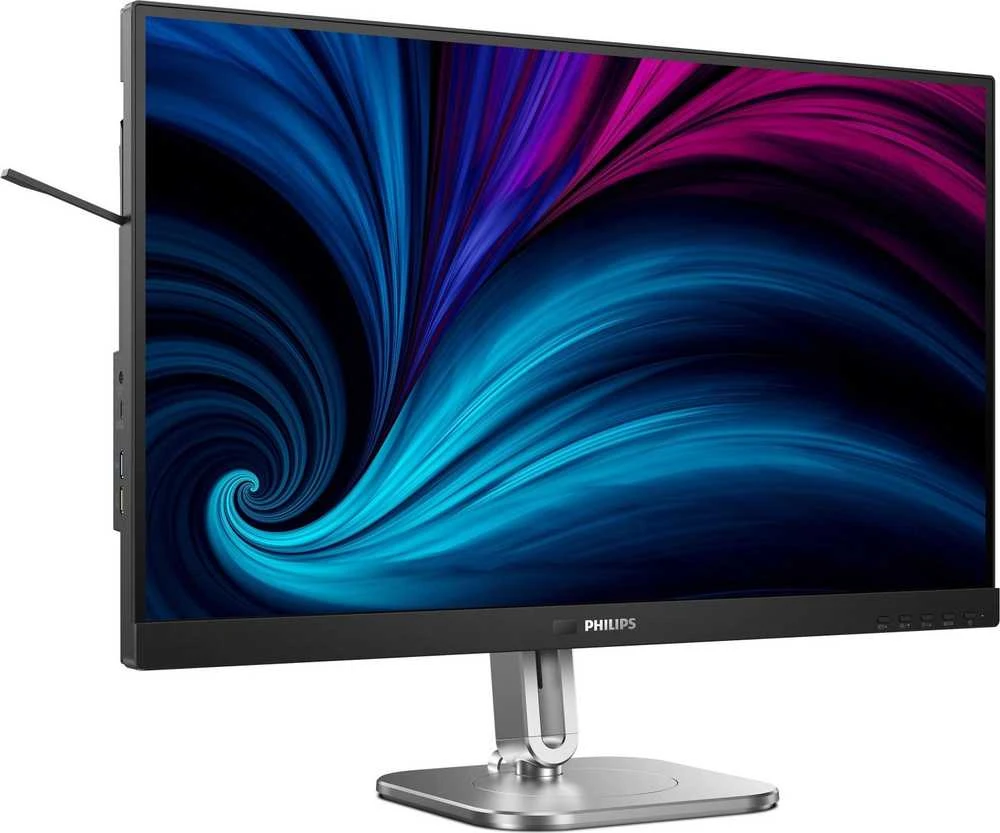Monitorius „Mmd Monitors“ ekranai „PHILIPS 27B2U4601/00“, 27 colių, IPS, QHD, 120 Hz, 350 cd/m2, 4 ms, HDMI 2.0, DP, USB-C, 3.2, šakotuvas, USB „Pivot“ garsiakalbiai