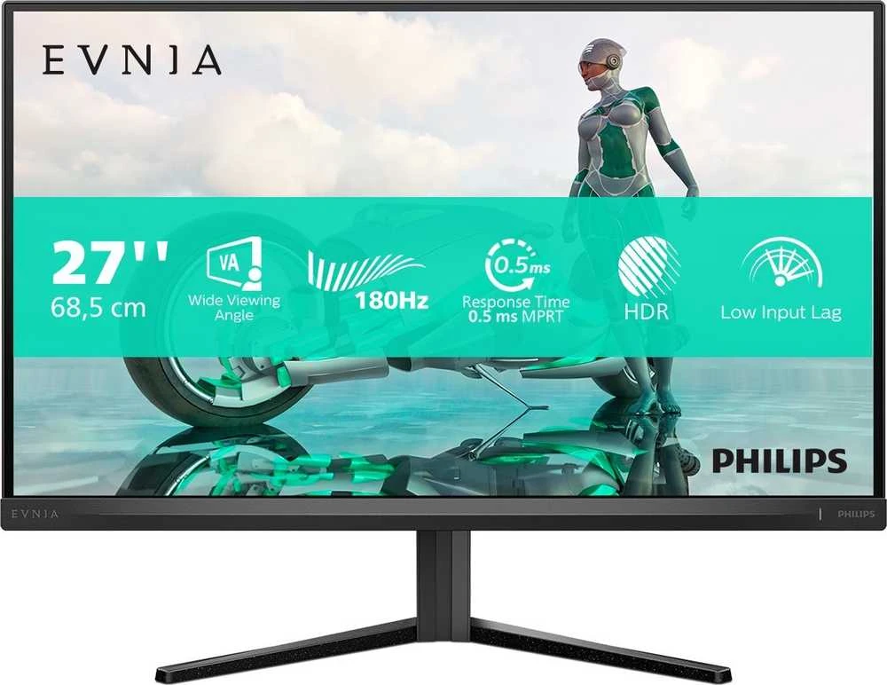 Monitorius Philips Evnia 27M2N3500NL/00, 27", VA, 2560 x 1440, 180 Hz, 1 ms, 300 cd/m²
