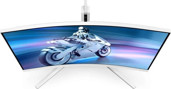 Monitorius „Mmd Monitors“ ekranai „PHILIPS“ 31,5 colio 2560x1440 VA lenktas 1500R 130 mm „EVNIA 5000 Ambiglow“ lenktas QHD 2K 180Hz greitas VA 1 ms GtG HDR10