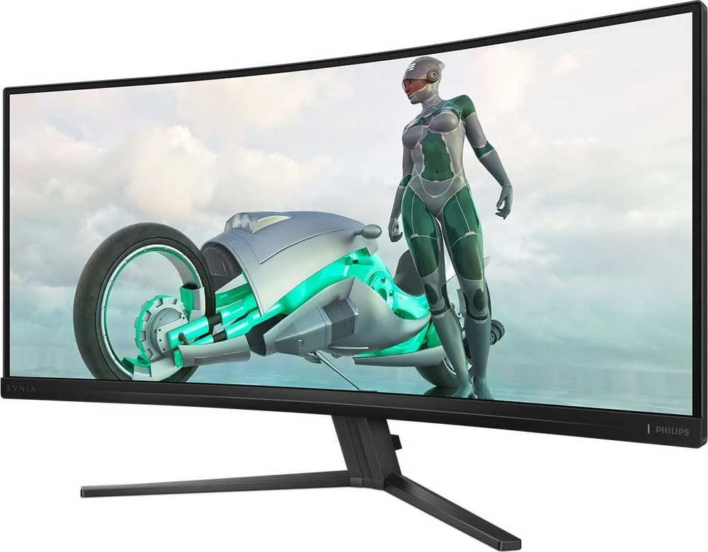 Žaidimų monitorius Philips Evnia 34M2C3500L | 34" / Fast VA / WQHD 3440 x 1440/ DisplayPort: 180 Hz, HDMI: 100 Hz /300 cd/m²
