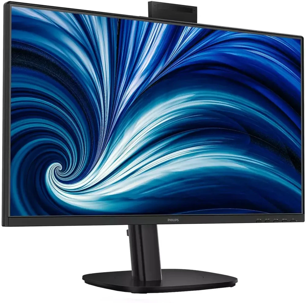 Monitorius „Philips MT 23,8“ 24B2U3301H – 1920x1080, IPS, 120 Hz, HDMI, DP, USB šakotuvas, USB-C, PD, RJ45, Repro, Pivot, internetinė kamera