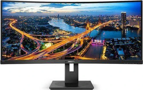Monitorius Philips Curved UltraWide 346P1CRH/00 34", Juodos spalvos