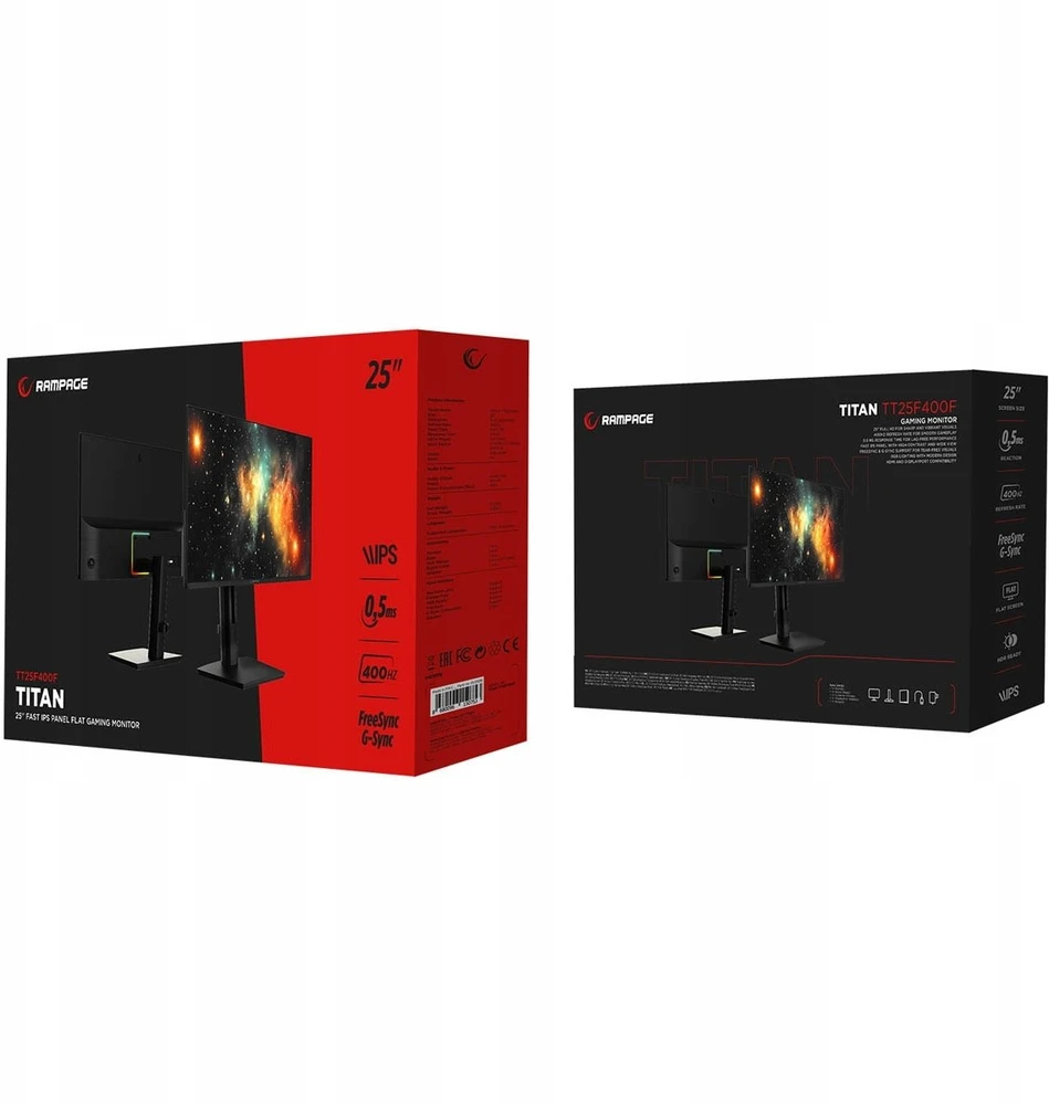 Monitorius Rampage Titan (TT25F400F)