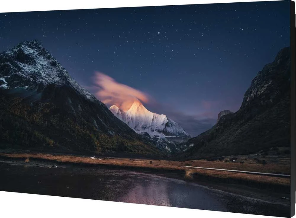 Samsung Profesionalus monitorius vm55c-r 55 colių vaizdo sienelė matinis 24h/7 500(cd/m2) 1920x1080 (fhd) rėmelis: 0,44mm (net) 3 metai vietoje (lh55vmcebgbxen)