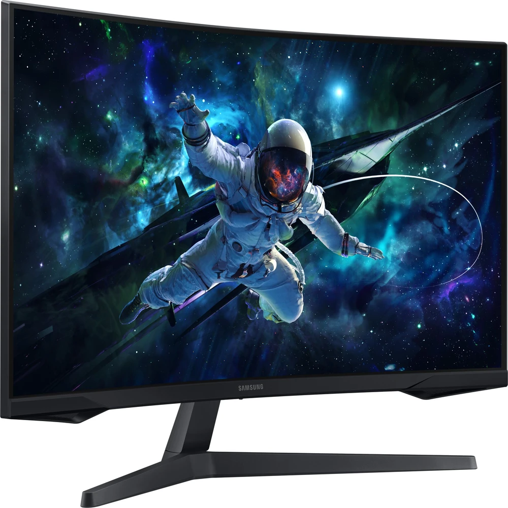Monitorius SAMSUNG LS32CG552EUXEN 32 colių VA 2560 x 1440 lenktas 1000R 165Hz 300cd/m2 1ms MPRT HDR10 HDMI DP