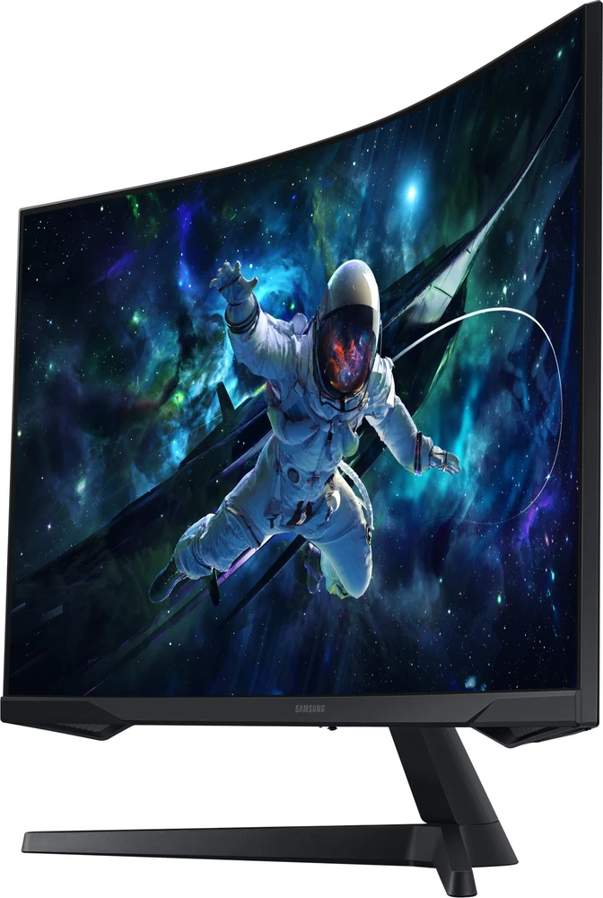 Monitorius SAMSUNG LS32CG552EUXEN 32 colių VA 2560 x 1440 lenktas 1000R 165Hz 300cd/m2 1ms MPRT HDR10 HDMI DP