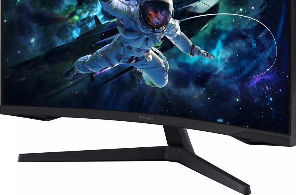 Monitorius - Samsung Odyssey G5 G55C 32", QHD, 165Hz, Lenktas, Juodas