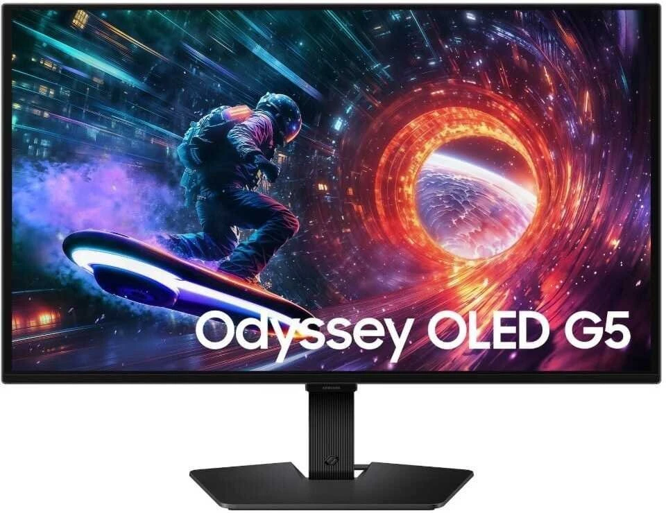 „Samsung Odyssey OLED G50SF“, 27 colių QHD žaidimų monitorius, 180 Hz, QD-OLED panelė, adaptyvi sinchronizacija