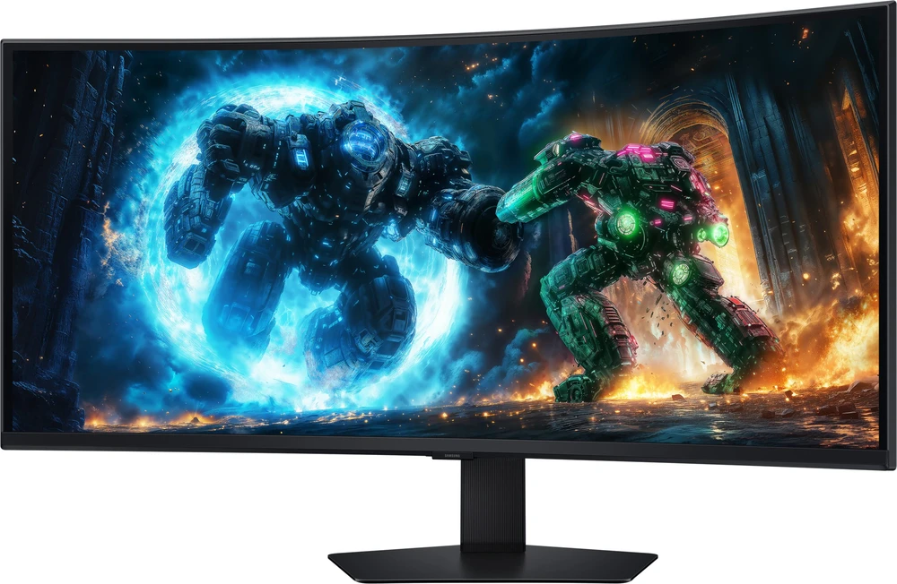 Lenktas žaidimų monitorius Samsung Odyssey G7 LS40FG756EUXEN | 21:9 | VA | WUHD (5120 x 2160) | VESA DisplayHDR 600/HDR10+