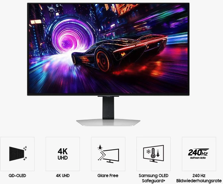 Samsung S32FG814SU žaidimų monitorius - OLED, UHD, 240Hz, 0,03ms