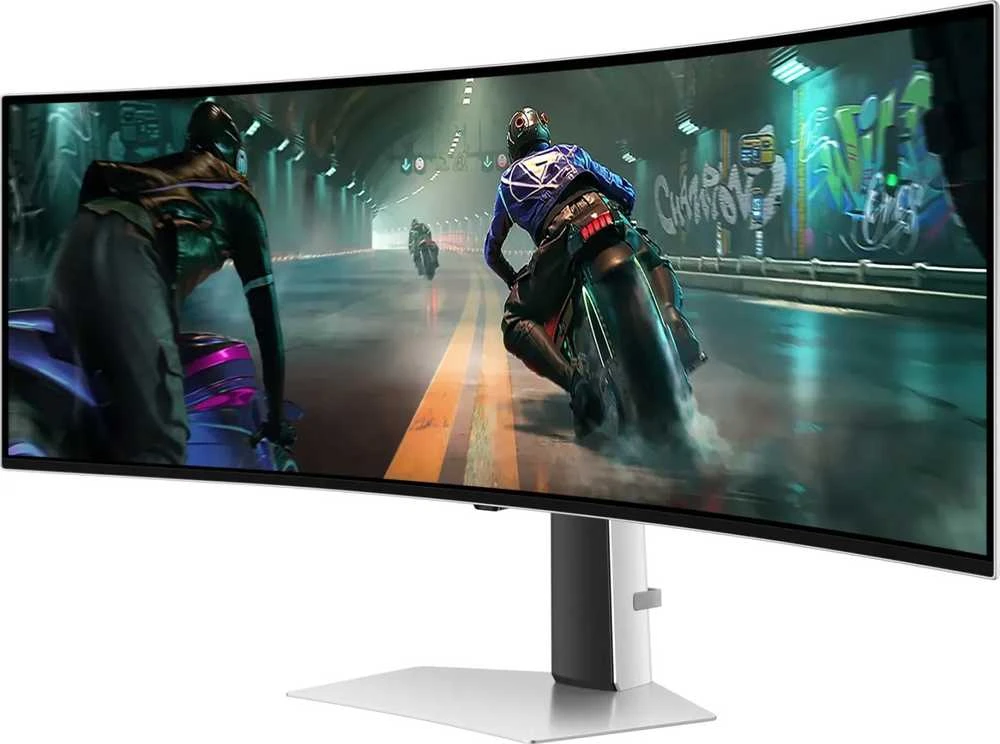 Monitorius Samsung LS49DG910SUXEN Odyssey G9 G91SD | 49 " | OLED | 32:9 | 144 Hz | 0.03 ms | 5120 x 1440 pikselių | 250 cd/m² | HDMI jungtys quantity 1 | Sidabrinis