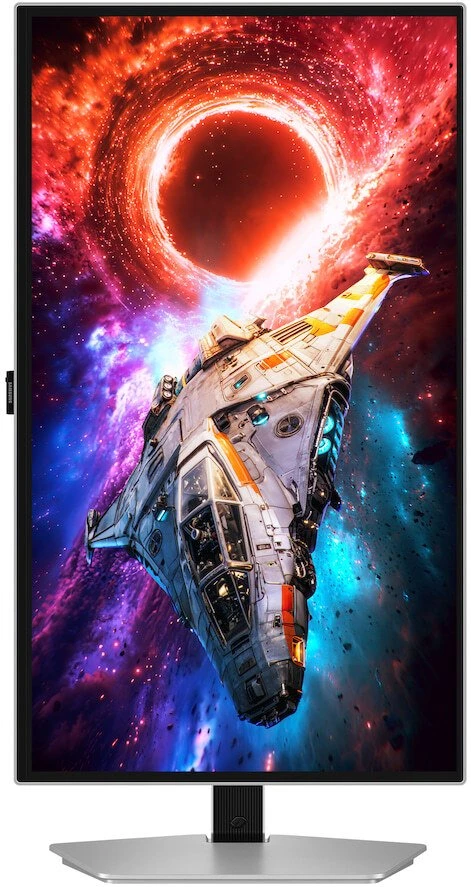 Monitorius Samsung LS27HG800SUXEN | 27 " | QD-OLED | 16:9 | 240 Hz | 0.03 ms | 3840 x 2160 pikselių | 250 cd/m² | HDMI jungtys quantity 2 | Sidabrinis