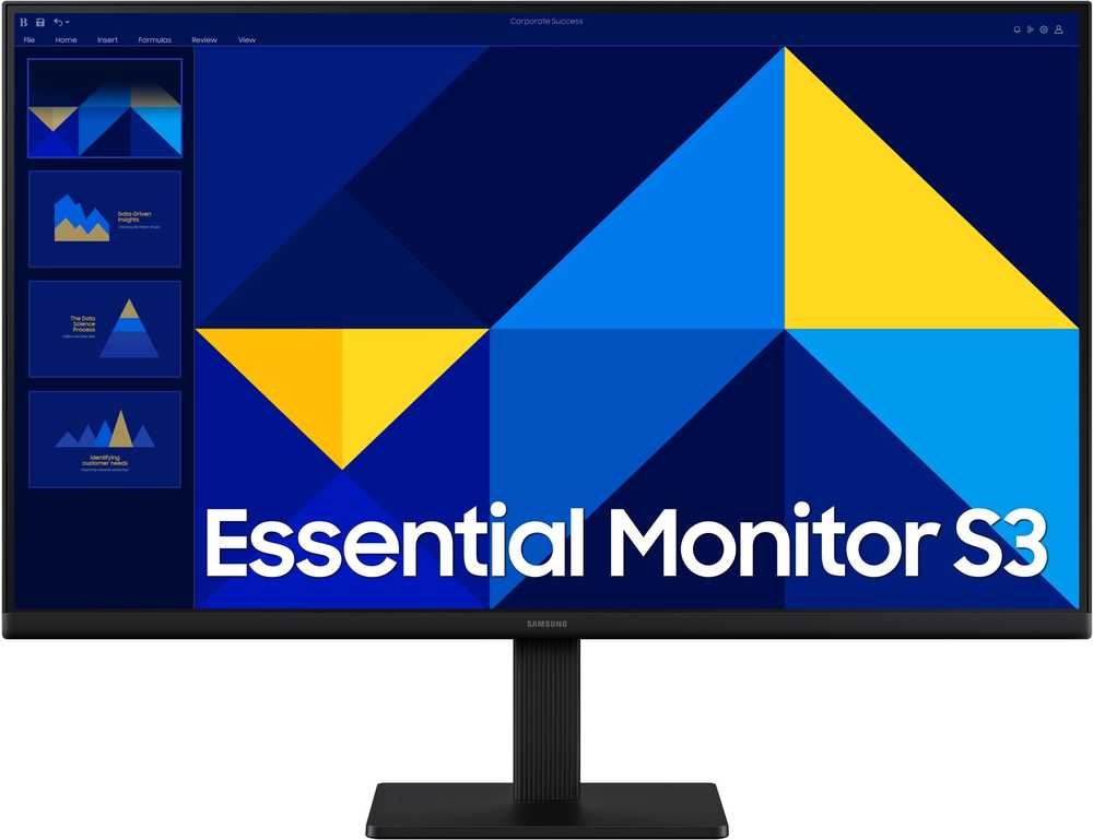 Monitorius Samsung Essential S3 (LS27D302GAUXEN)