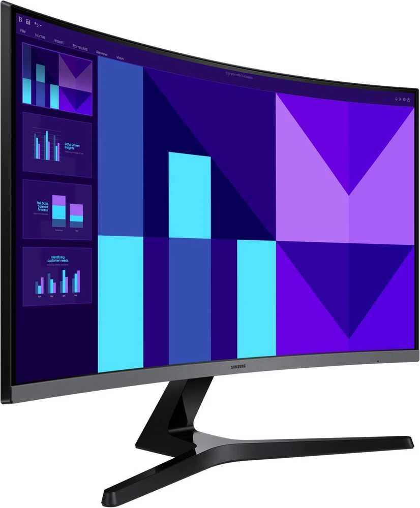 Monitorius Samsung  LS27D390GAUXEN 27 " | VA | FHD | 16:9 | 100 Hz | 4 ms | 1920 x 1080 pikselių | 250 cd/m² | HDMI jungtys quantity 1 | Juoda