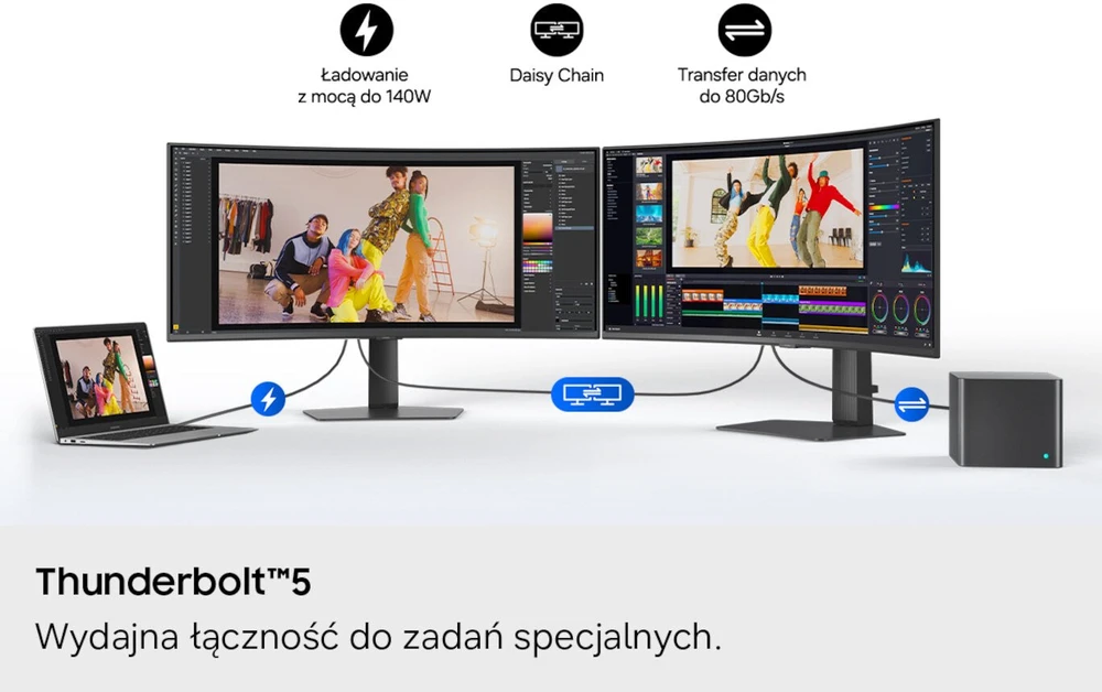Monitorius Samsung LS40H850TAUXEN | 40 " | VA | WUHD | 21:9 | 144 Hz | 4 ms | 5120 x 2160 pikselių | 350 cd/m² | HDMI jungtys quantity 1 | Juodas