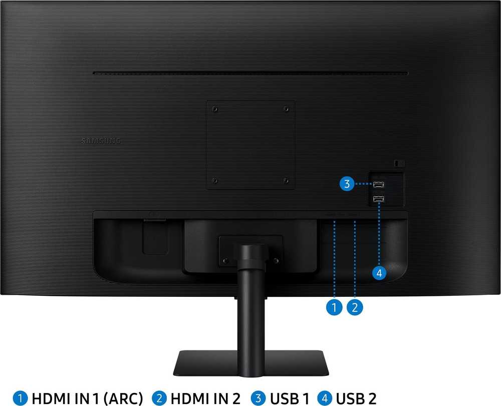 Monitorius - Samsung Išmanusis Monitorius M5 M50D 27" Full HD Juodas