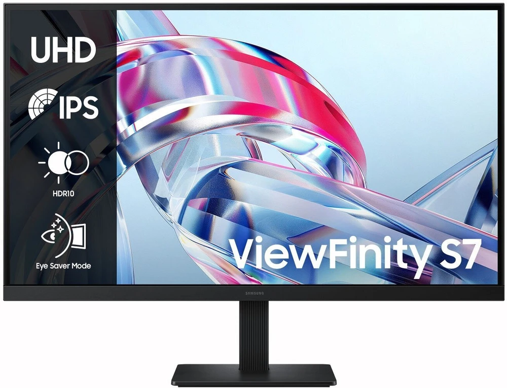 Monitorius Samsung ViewFinity S7 LS27H700EA, 27" 4K UHD (3840x2160) IPS, 60Hz, HDR10, 99% sRGB, HDMI, DisplayPort