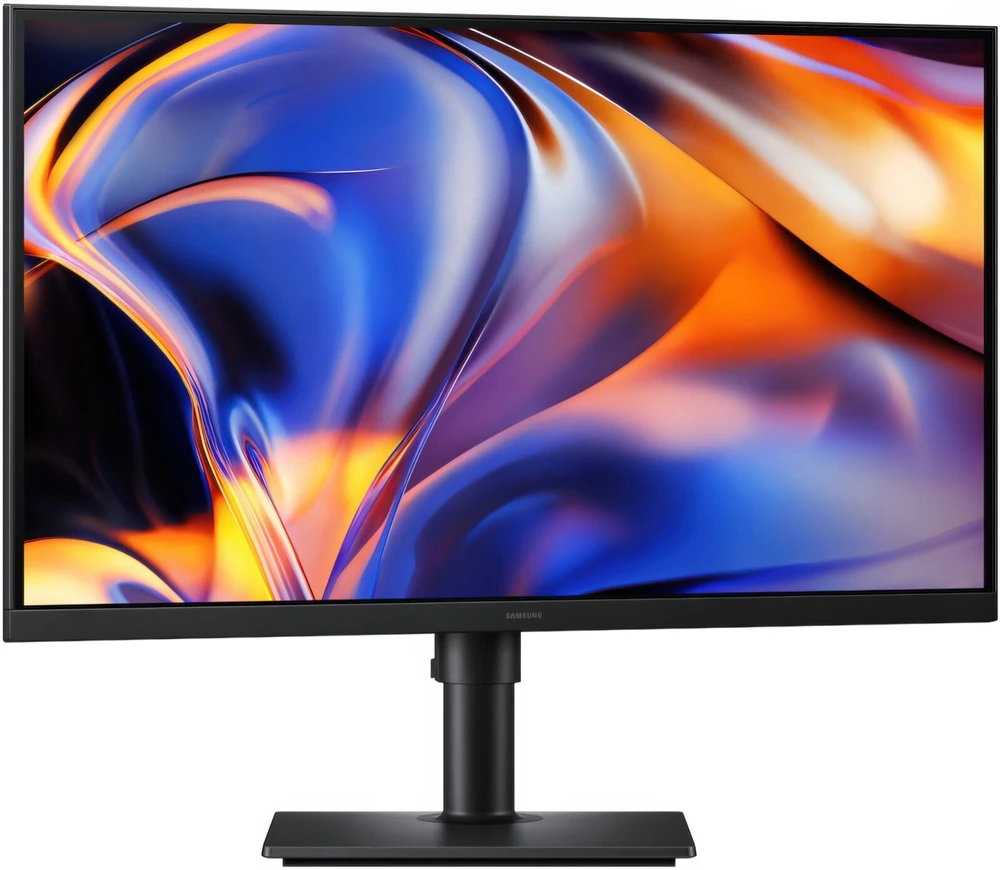 Monitorius Samsung ViewFinity S8 S80HF, 27" 5K (5120x2880) IPS, 60Hz, USB-C 90W, RJ45, KVM, HDR10, reguliuojamas stovas