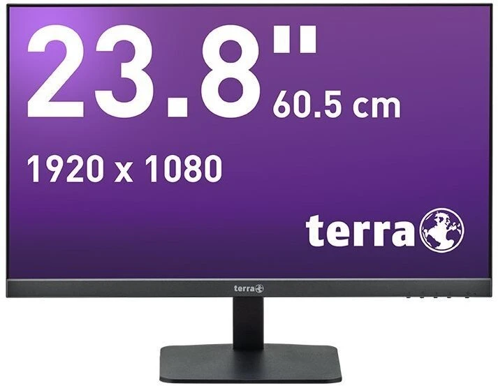 Wortmann Monitorius TERRA LCD/LED 2427W V3 IPS juodas HDMI/DP/USB-C (3030256) su jutikline technologija