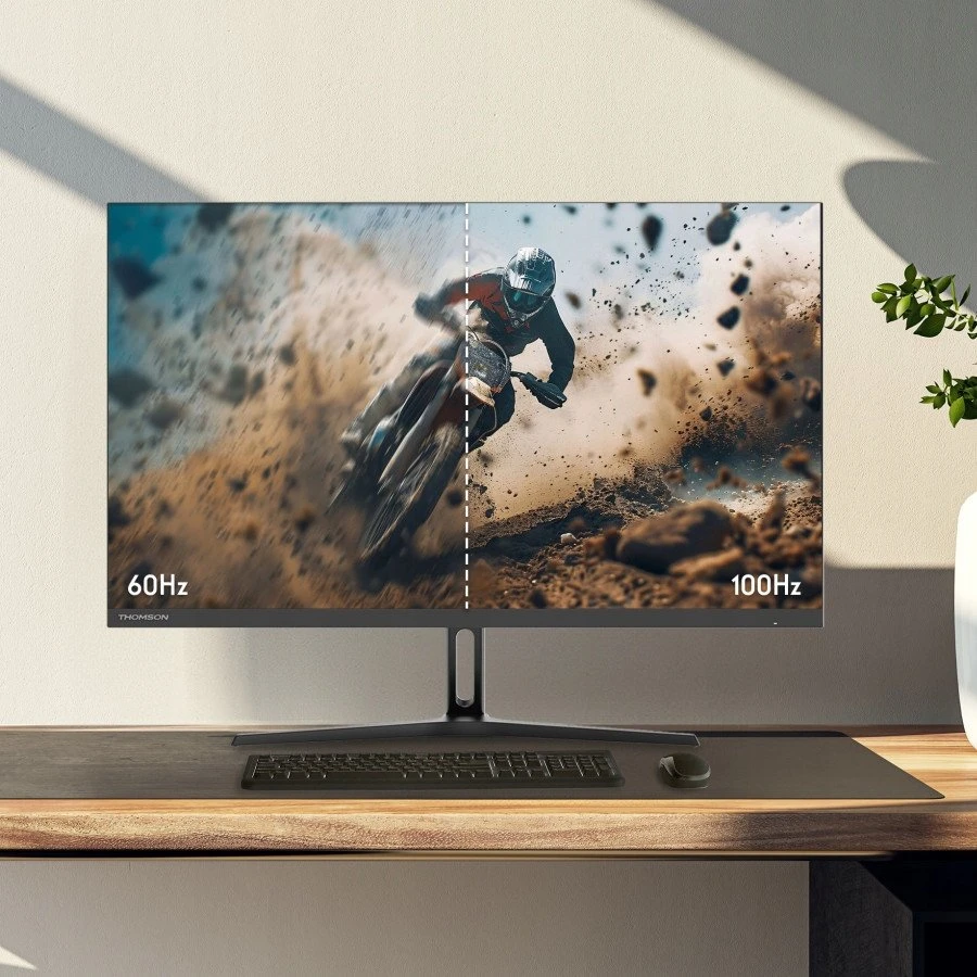Thomson M24FB2Y14 kompiuterio monitorius 61 cm (24″) 1920 x 1080 pikseliai „Full HD“ LED Juoda