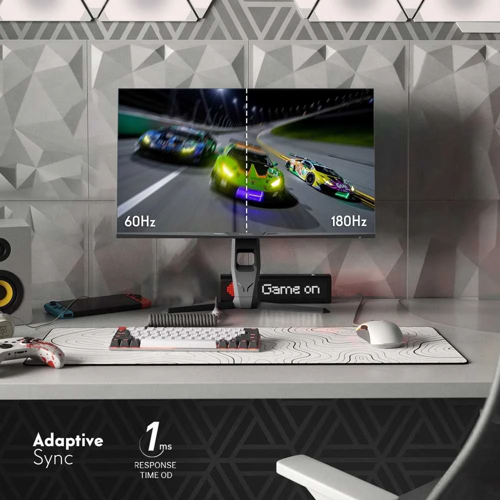 Thomson M27QG5Y14 kompiuterio monitorius 68,6 cm (27″) 2560 x 1440 pikseliai Quad HD LED Pilka