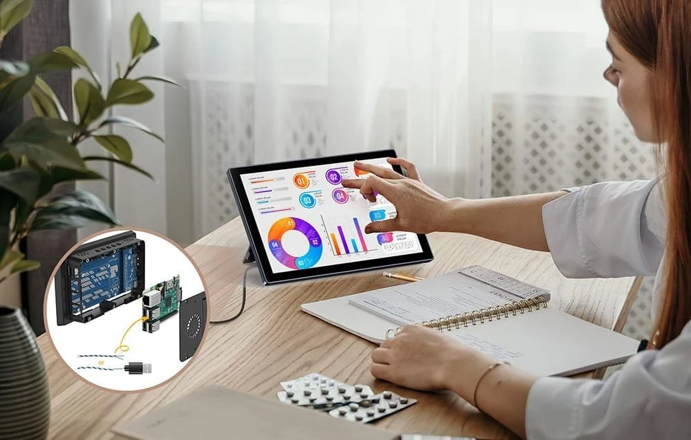 Monitorius Uperfect UPi B7 10.1" 1920x1200 60Hz nešiojamas ekranas