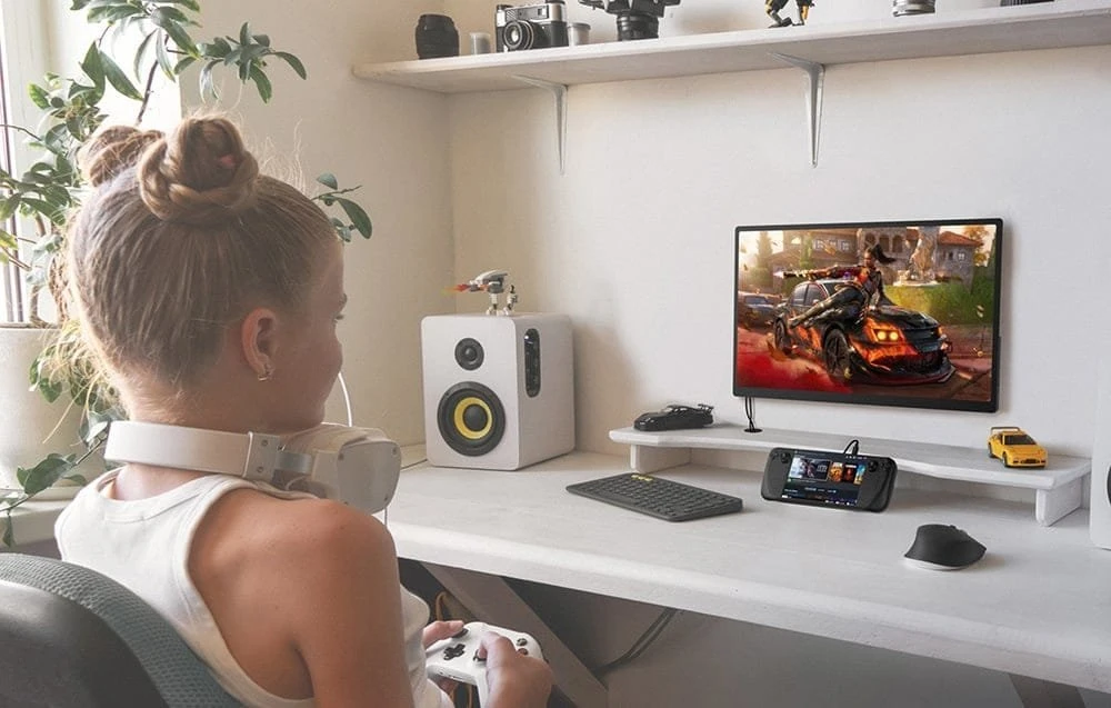 Monitorius Uperfect nešiojamas ekranas USteam E6 Pro 18.5" 1920x1080 120Hz