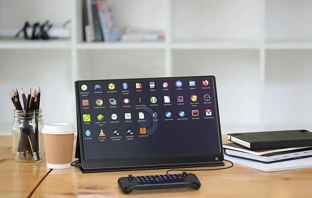 Monitorius Uperfect nešiojamas ekranas USteam G16 15.6" 1920x1080 120Hz